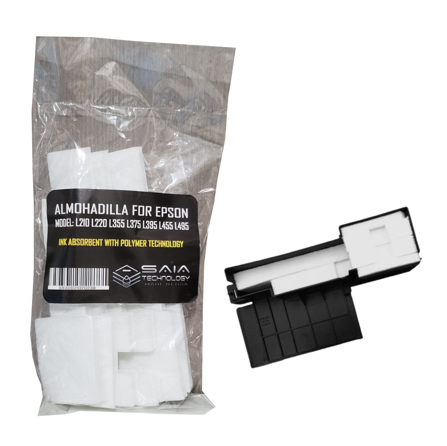 ALMOHADILLA EPSON L210 L220 L355 L365 L375 L385 L395 L455 L495 ET2550 MEDIO ABSORVENTE