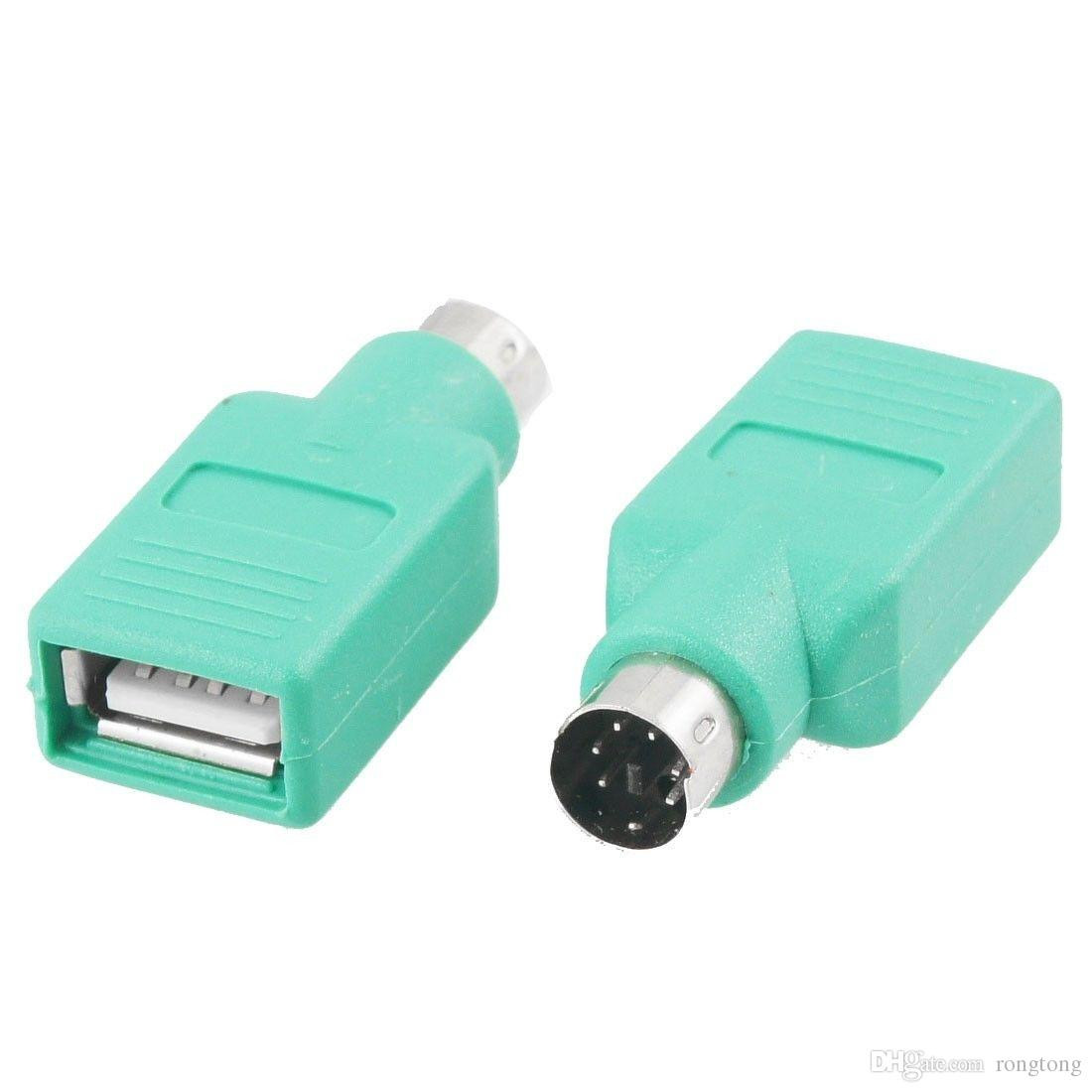 ADAPTADOR DE PS2 A USB VERDE