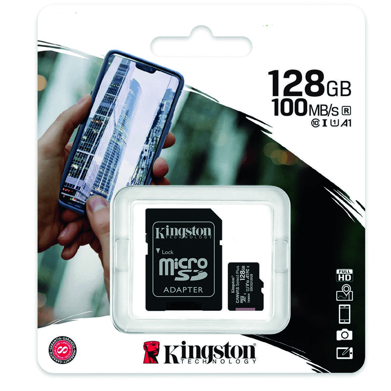 MEMORIA MICRO SD KINSGTON 128GB CLASE 10